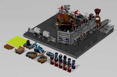 LEGO FIRST STEAMWORKS full field model 2017