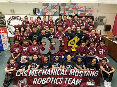 The Mechanical Mustangs are a FIRST Robotics Competition team from Clifton High School.