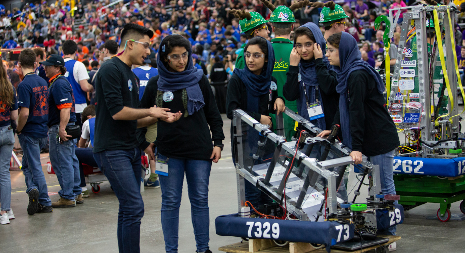 All-girls robotic team is building the future, now